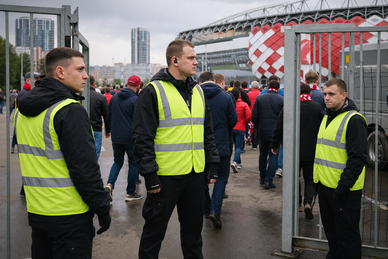 КРС на футбольном матче